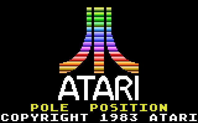 Pole Position (1983) (Atari) Screenshot